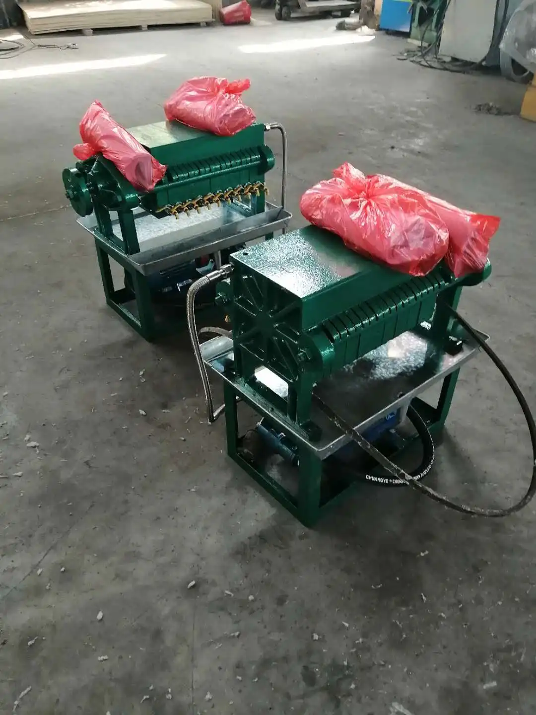 Cooking Oil Press Filter Machine Carbon Steel /Diesel Oil Clean Wast Water Filter Press Machine