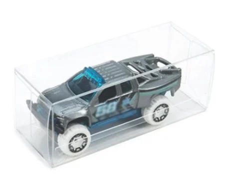 
Wholesale customized folding clear PET packaging gift box cosmetic box pet window plastic box 