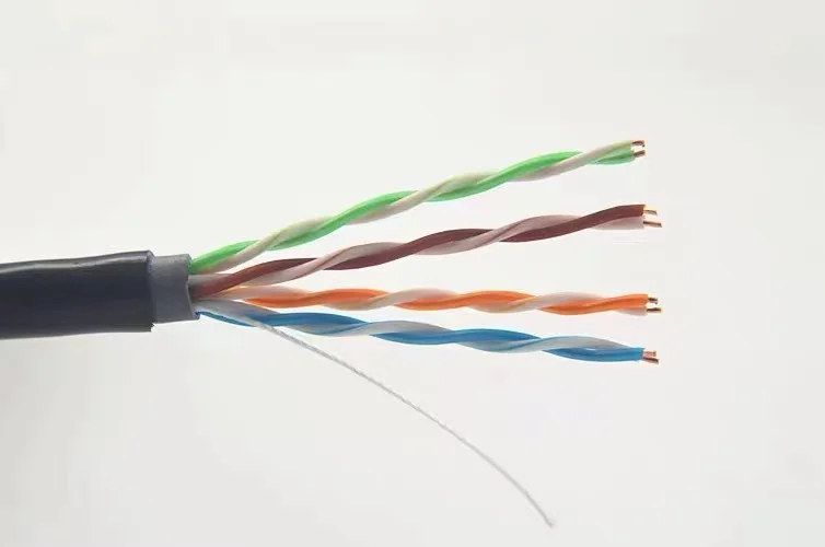 Высококачественный UTP Cat5e Cat6 Lan-кабель RJ45 24AWG наружный водонепроницаемый сетевой кабель