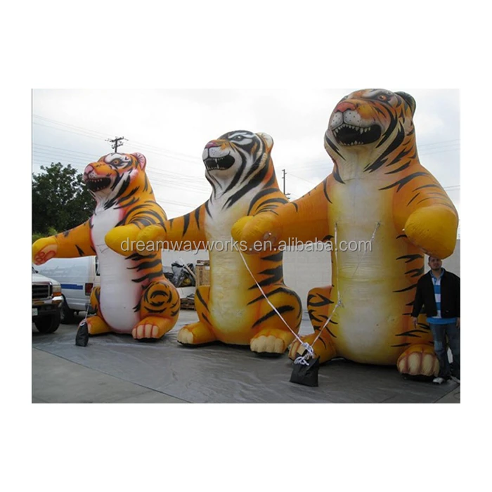 2024 Hot sale giant inflatable tiger, blow up inflatable tiger for advertising