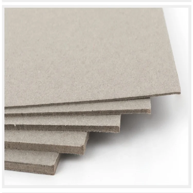 Wholesale 2mm Cardboard Grey Board Customized Material Gray Cardboard