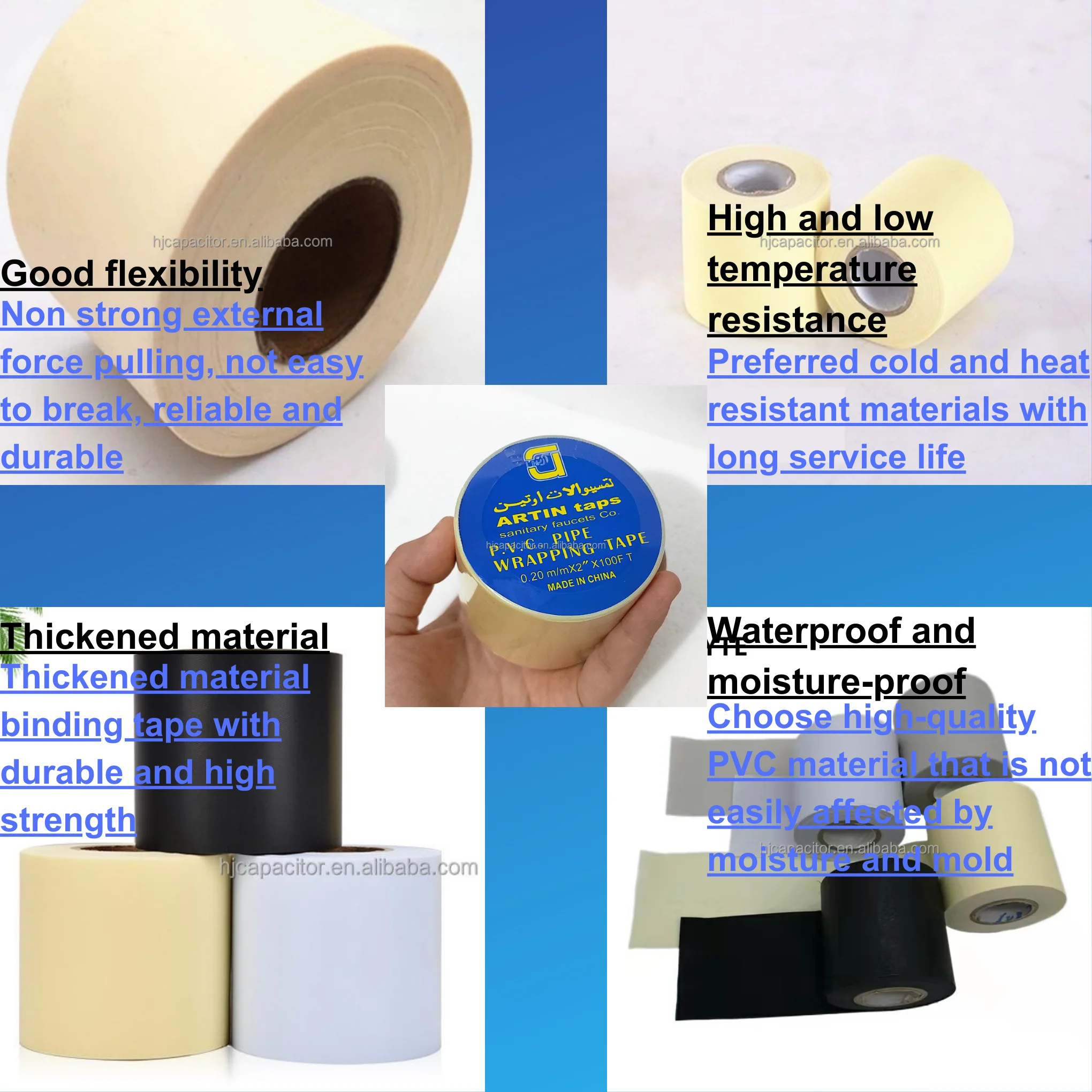 Environmentally degradable  armorflex tape tape winding machine duct  insulation pipe Air conditioning tie