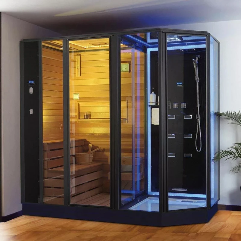 Modern Style Prefabricated Bathroom Cabin Acrylic Modular Prefabricated Family Container Room Frameless Kitchen Bathroom Bedroom