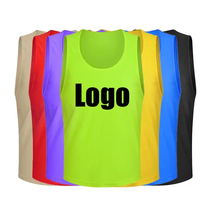 Oversized Breathable training vest numbered sports bibs Basketball Sports Fitness T-shirt Vest