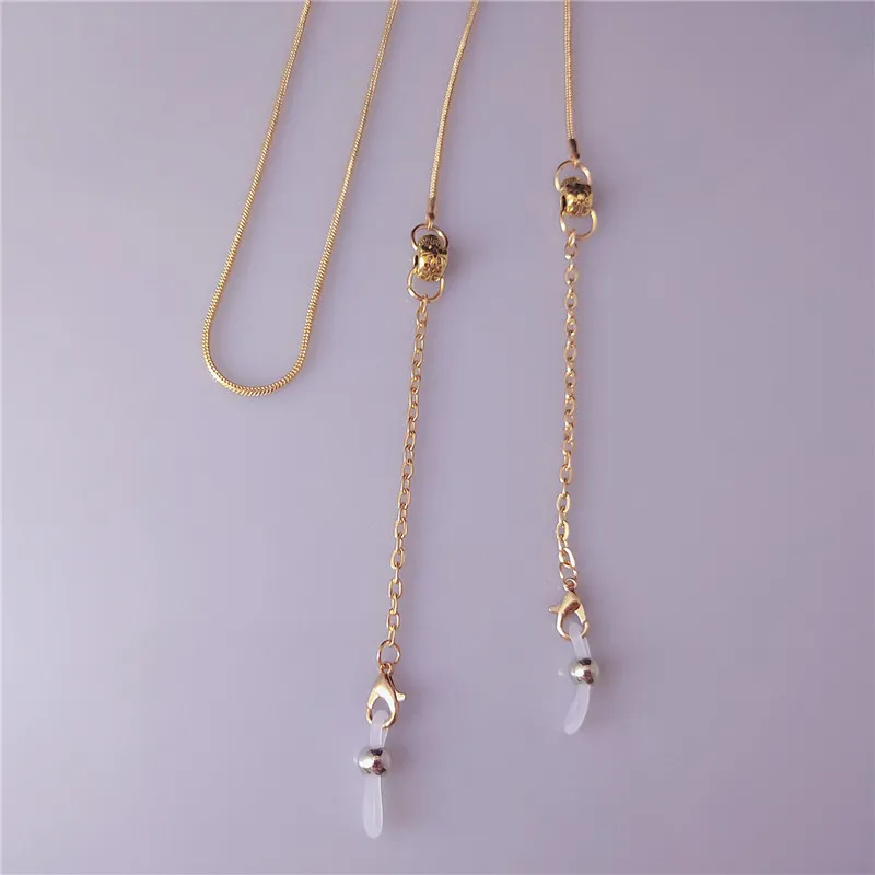 
OYE 282 skull sunglass chain gold for sunglasses holder 2019 new for women 