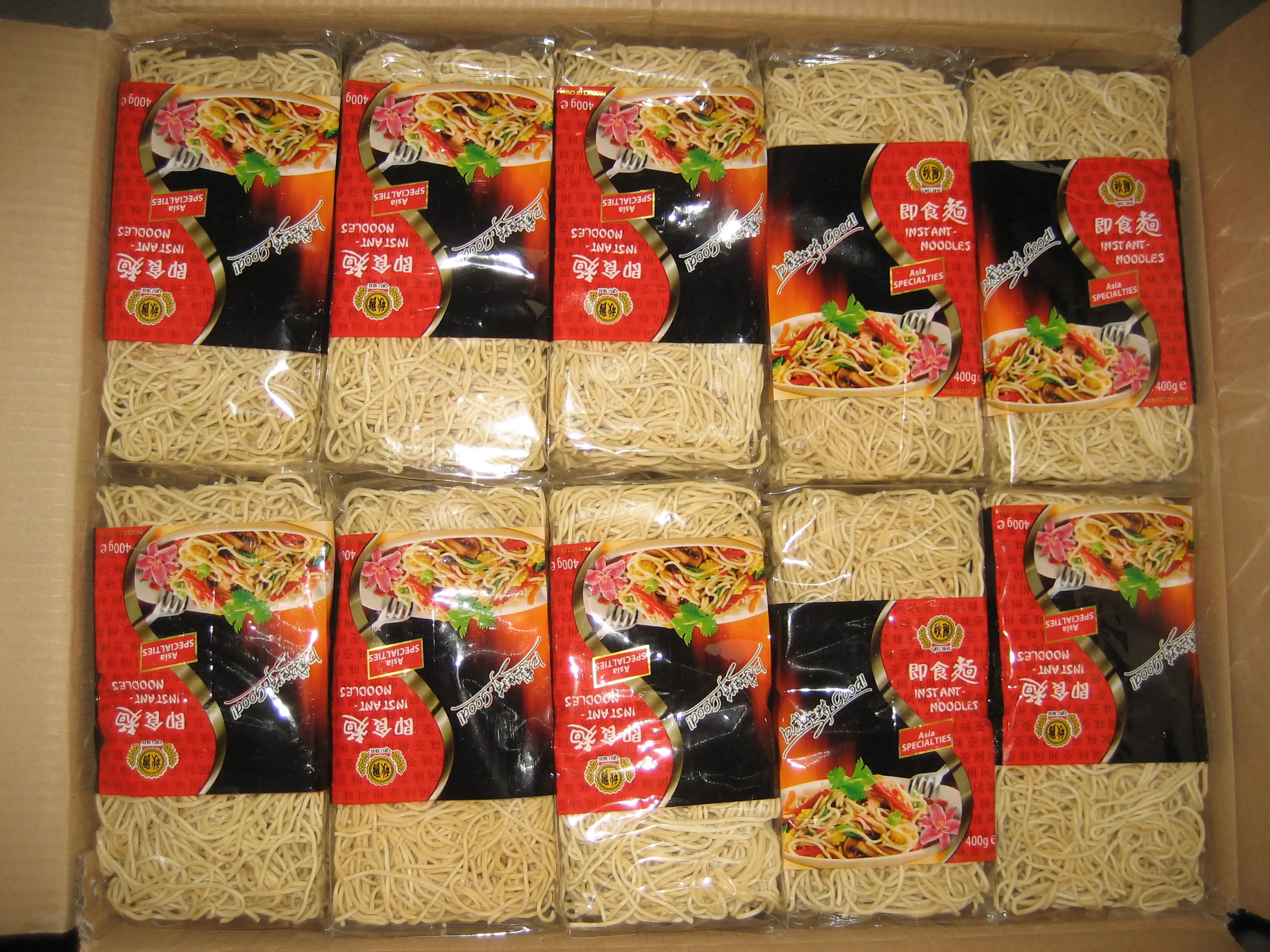 
Low-fat and Good Taste Instant Egg Noodles with 400g*50bag 
