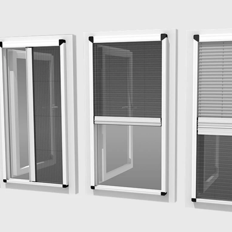 Frame Door Window Anti Mosquito Net for Door Roller High Quality Aluminum Alloy Customized Insect Fly Mosquito Bug Resistant HJX