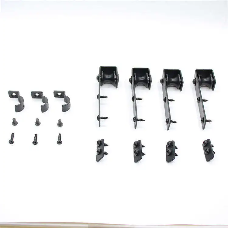 Factory Wholesale High Quality Barn Door Carbon Steel Sliding Hanging Door Roller Guide Cabinet Door Sliding Rail