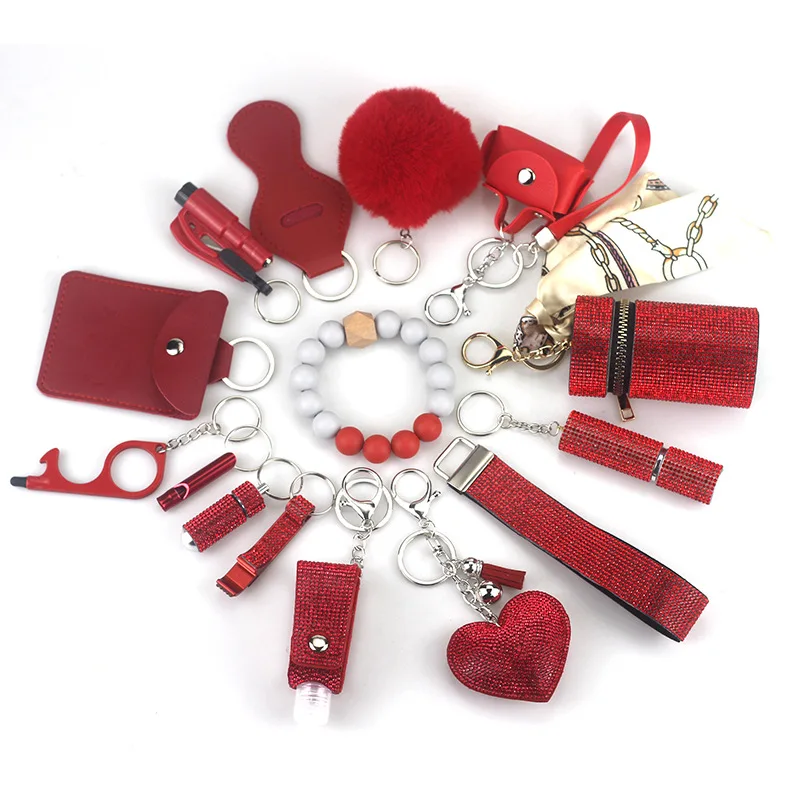 self defense keychain wholesale safety keychains set for women Defence metal Defens self defense keychain alloy accessories