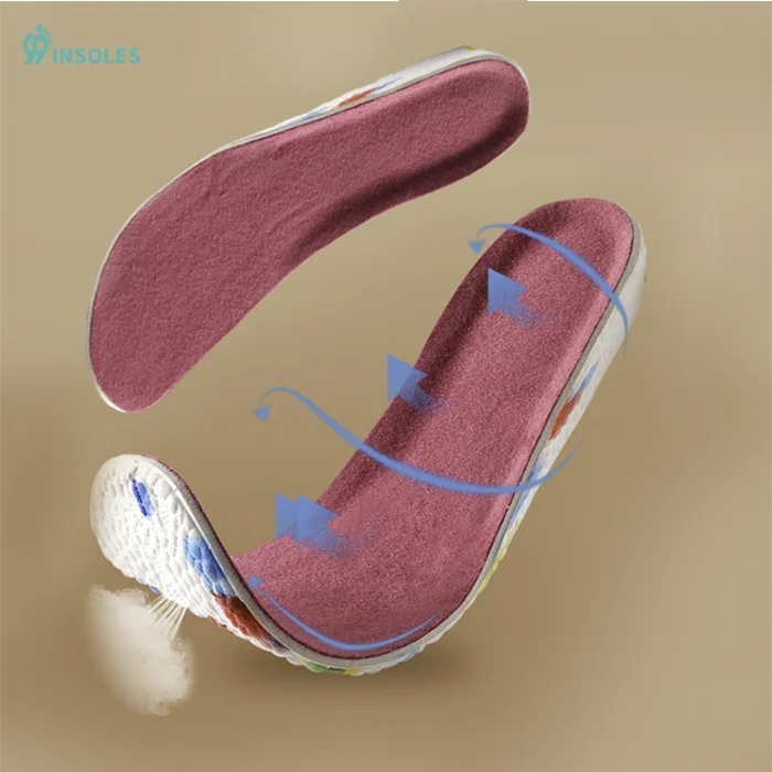 Winter Adhesive Pads Footcare Insoles Making Sticky Feet Anti Sweat Insole Flat Shoes Sports Comfort Sport Warm Insole