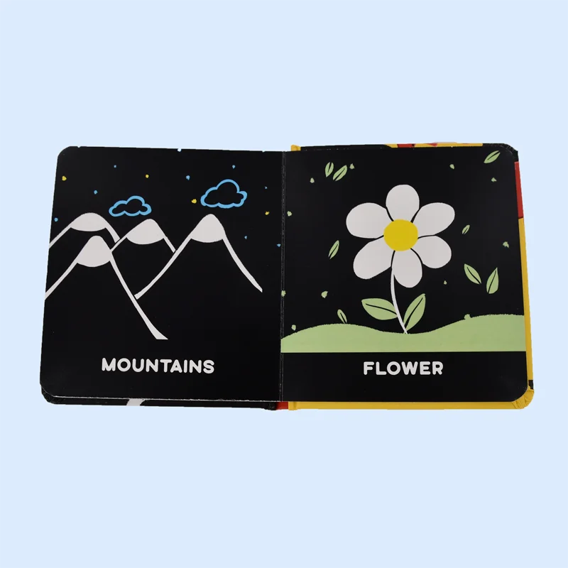 Hardboard cover round corner kids reading book educational  softcover story book printing service factory wholesale good quality