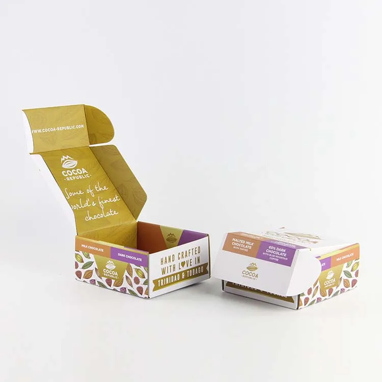 packaging electronic product gift cardboard mailing carton folding custom black mailer box