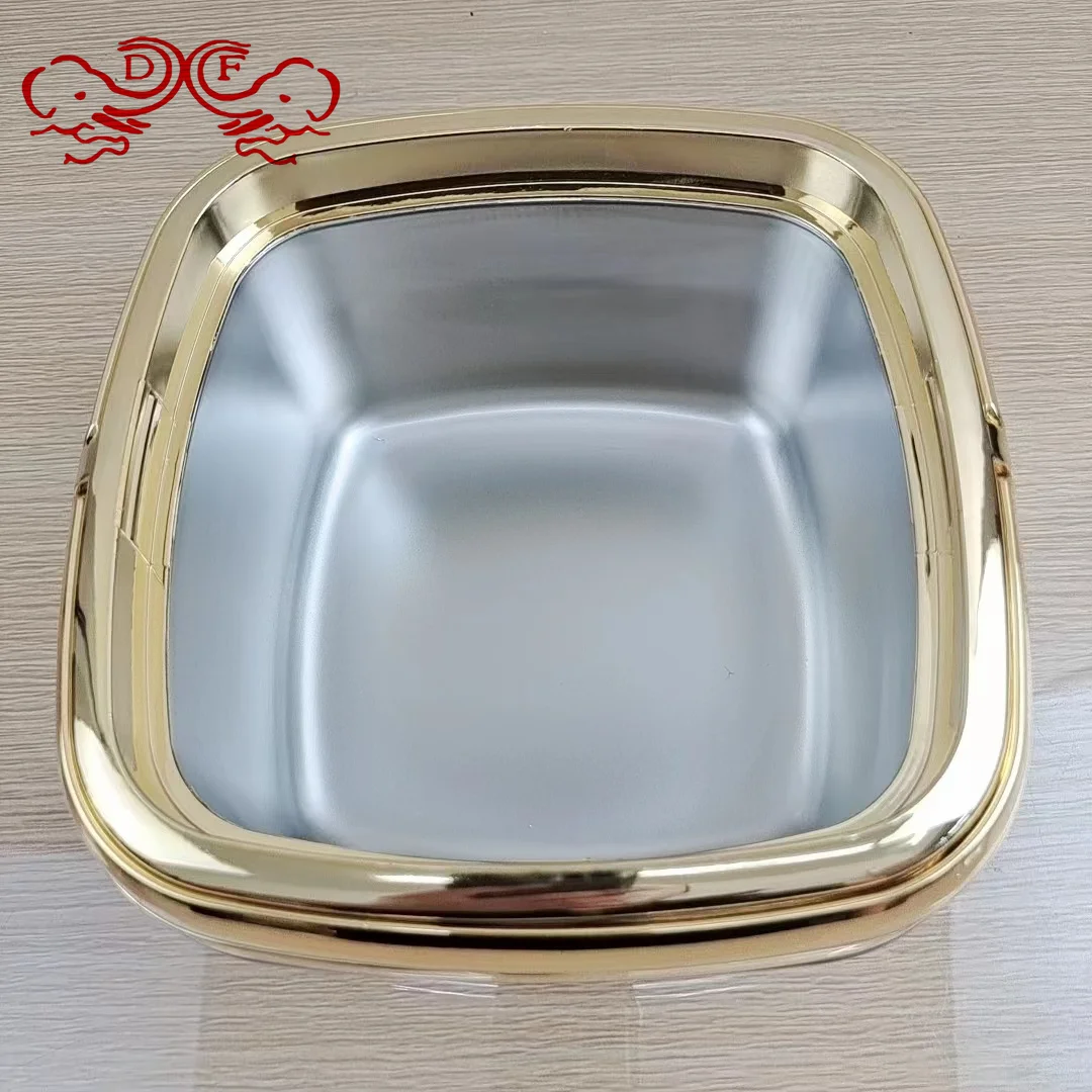 Df68766 Stainless Steel Foam Insulated Lunch Box Foreign Trade Double Layer Foam Band Handle Portable Outdoor Thermal Rice
