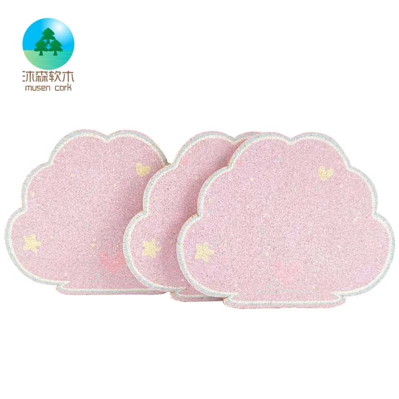 Unique design custom shape decorative cork board Cork Board Sheets