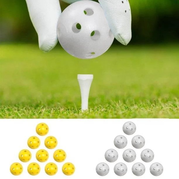 GAMEN multi color outdoor practice 26 holes air flow bulk training mini plastic hollow golf ball