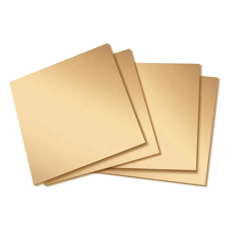 99.999% copper cathode pure copper sheet/plate 0.3mm-5 mm thickness customized brass sheet manufacturer
