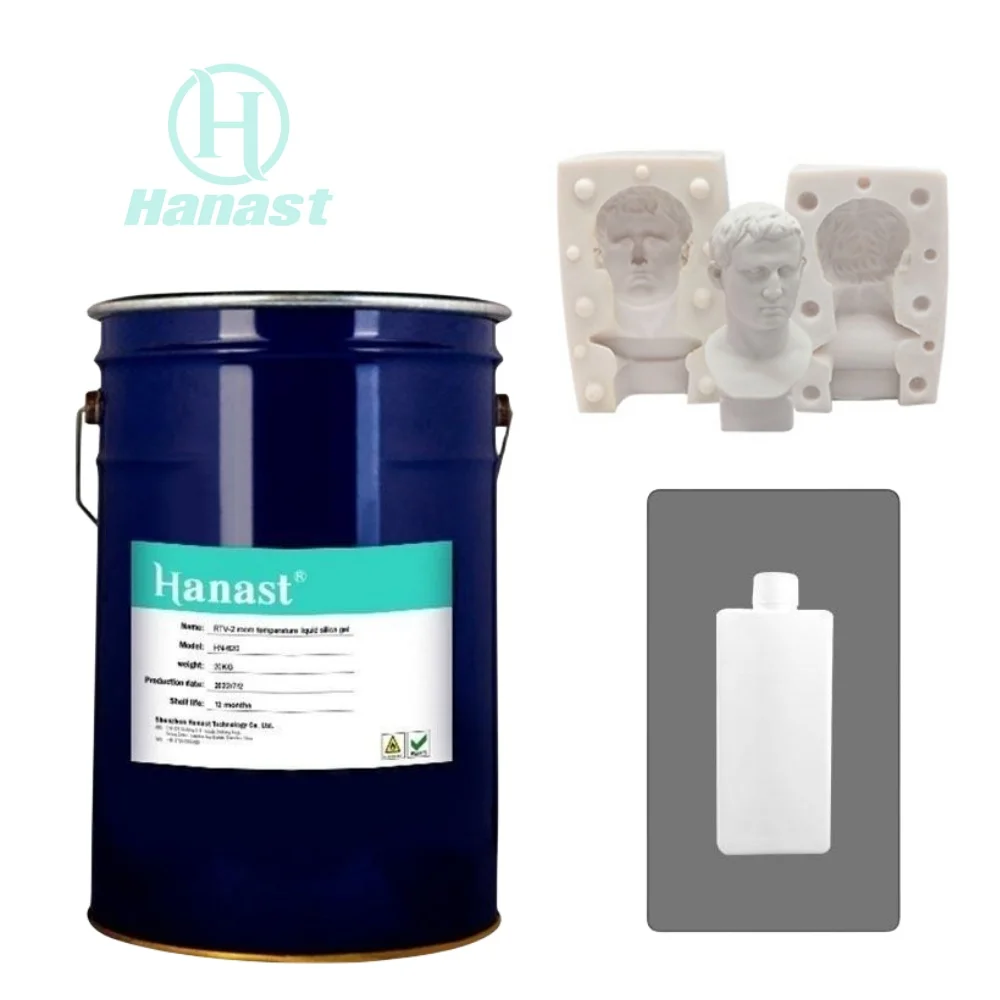 Condensation Type 100:2 LSR Liquid Silicone Rubber + Curing Agent to Make Simulation Food Model Mold RTV2 Industrial Grade