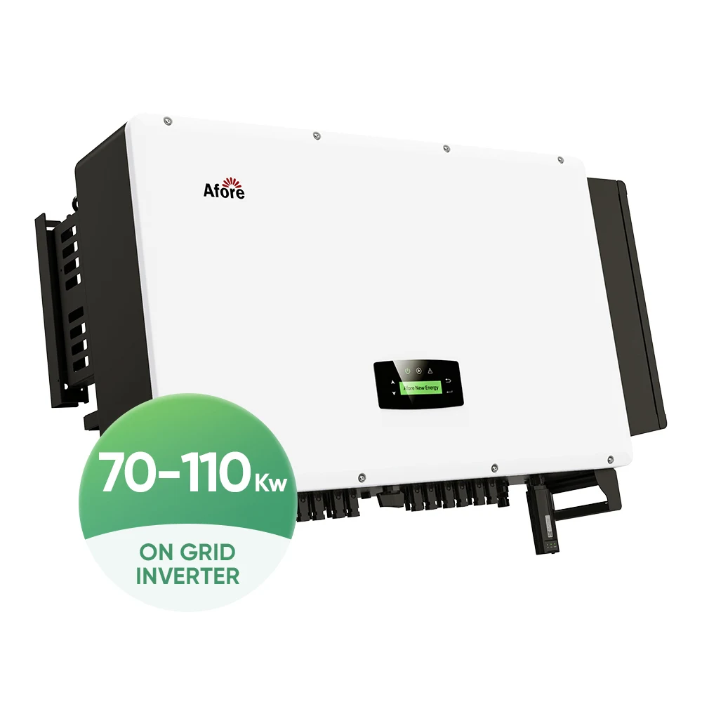 Afore Three Phase AC Inverter 70kW 80kW 90kW 100kW 110kW On Grid Inverter For Solar Energy Storage System