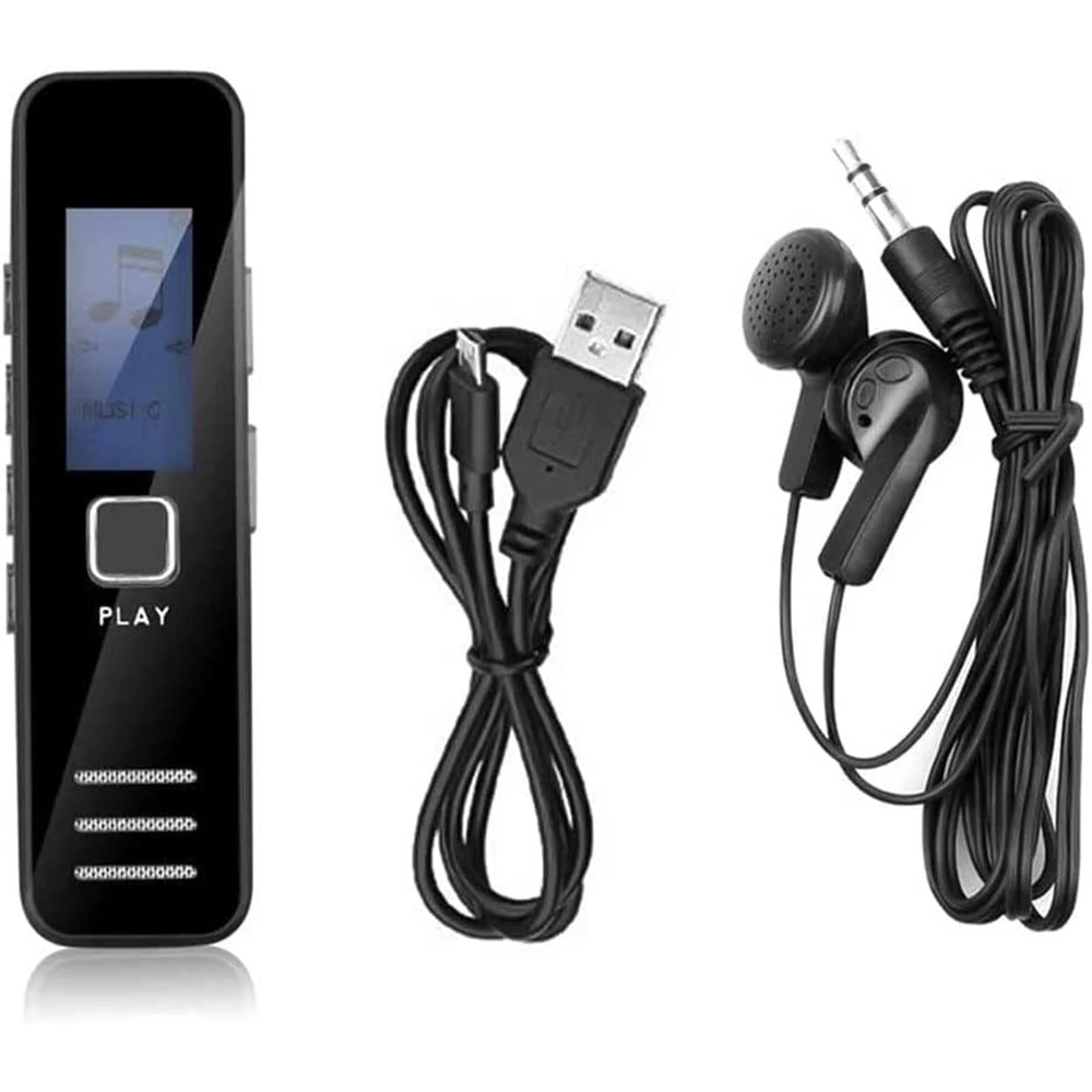 Professional Digital Audio Recorder Speaker Digital Voice Recorder Play Sound Rechargeable Digital Voice Recorder Mini PQ139