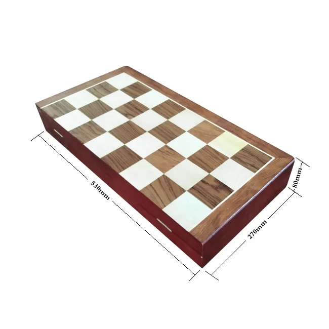 Luxury Metal Pieces Chess Set With Wood Chessboard Basis Game