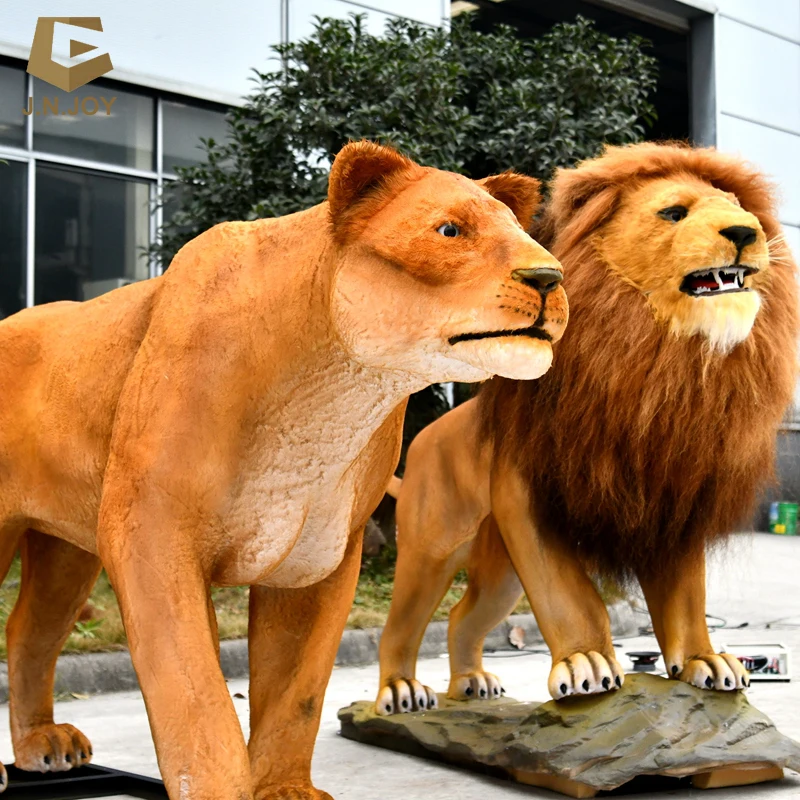 Animatroni Lion Realistic Handmade Animatronic model Life Size Lion for park