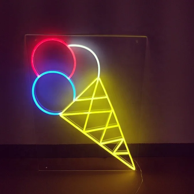 Handmade Ice Cream Neon Signs