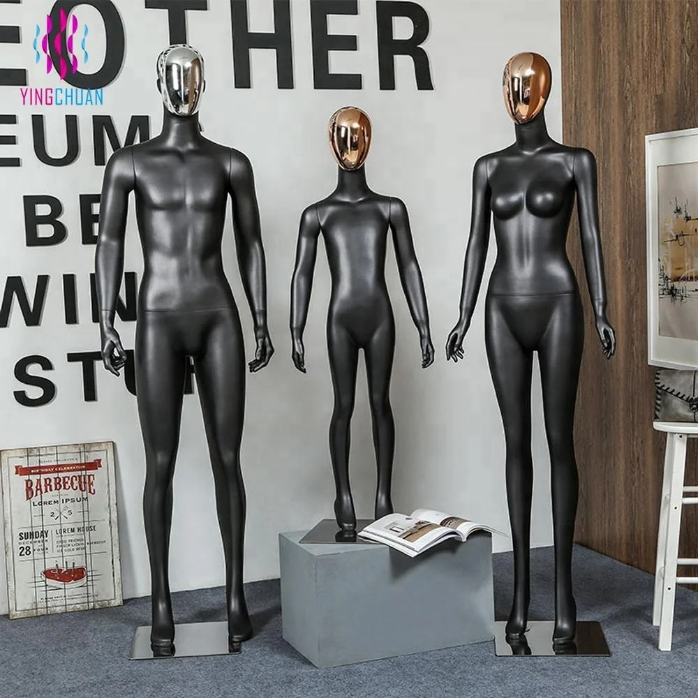 grey extension mannequin fiberglass men female mannequin curvy rose gold  head mannequin full body