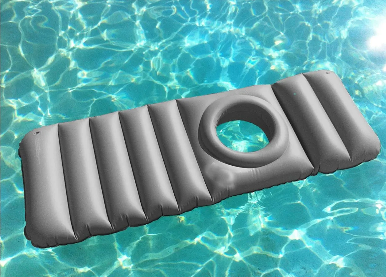 Stomach Sleeping Pool float Inflatable Pregnancy Bed Mattress with Hole for Lay on Tummy Pregnant, Maternity Pillow