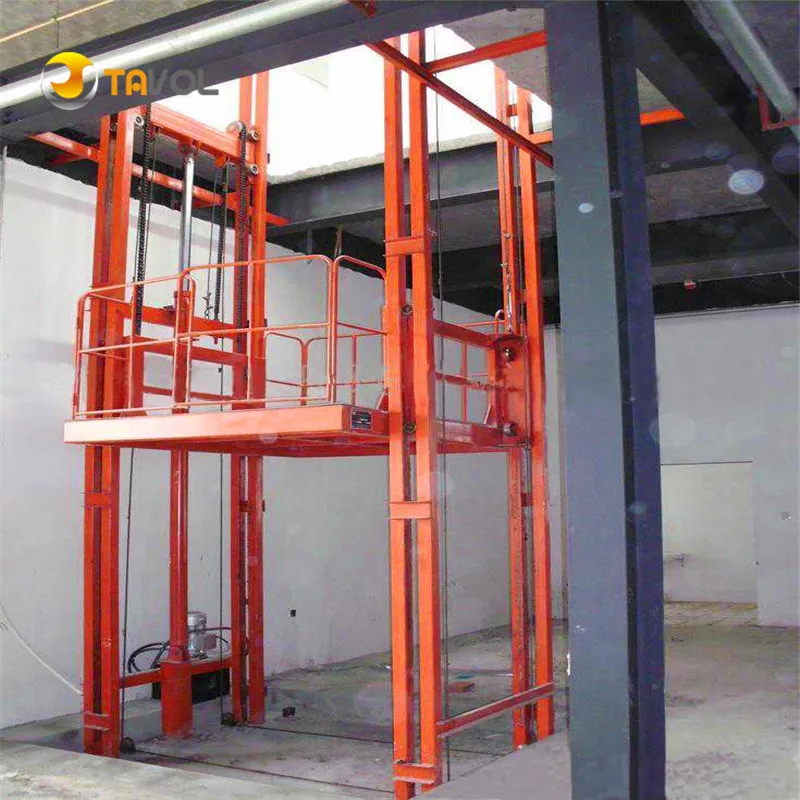 Warehouse 1T 3T 5T 10T  Vertical Hydraulic Cargo Lifts Elevator On Sale