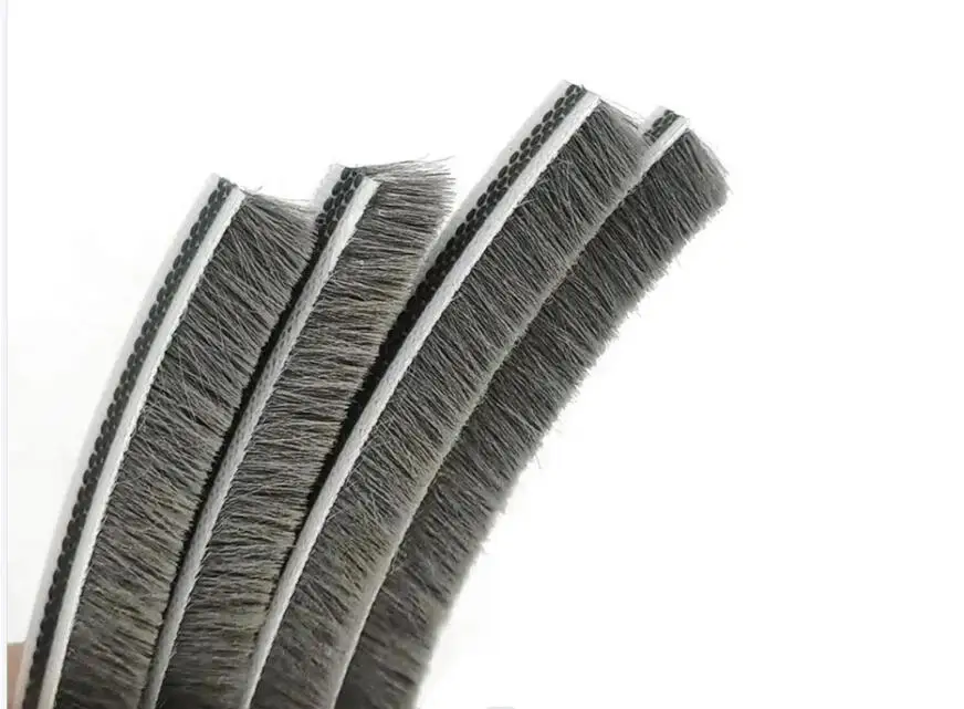 aluminum window and door weather strip dust proof doors and windows accessories non silicon weather strip