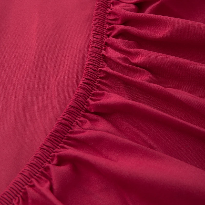 100% Polyester Bedding Queen Sheet Set 4 Piece Hotel Luxury Bed Sheets with Deep Pockets