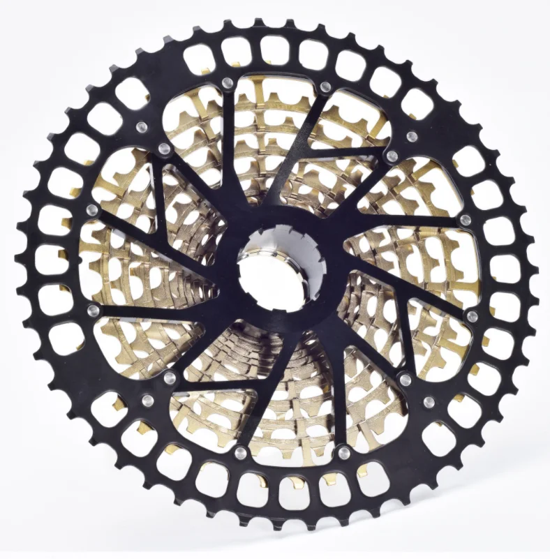 XTOS  Bicycle Cassette HG MTB 11-50T  Full steel 12Speed  gold Mountain Bike Freewheel
