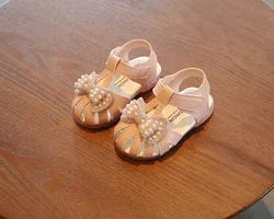 New Arrival Little Girls Fashion Shoes Summer Princess Dance Party Plastic Kids Prewalker Toddler Sandals