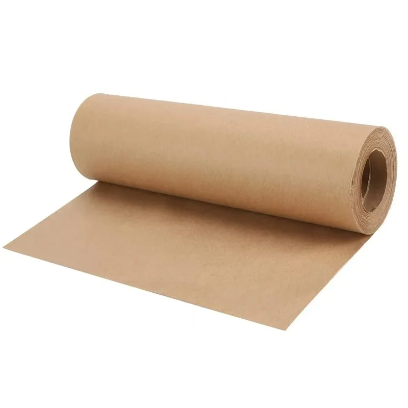 70g Single Sided Durable Kraft Paper with Rubber and Acrylic Adhesive Construction Surface Protector and Masking Floor Cover