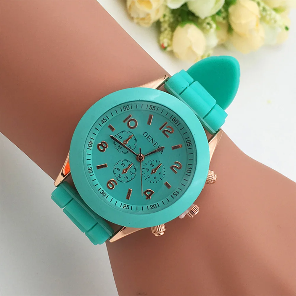 Cheap Hot Selling Fashion Unisex Custom Logo Small Colorful Oem Silicone Student Men Wrist Watches