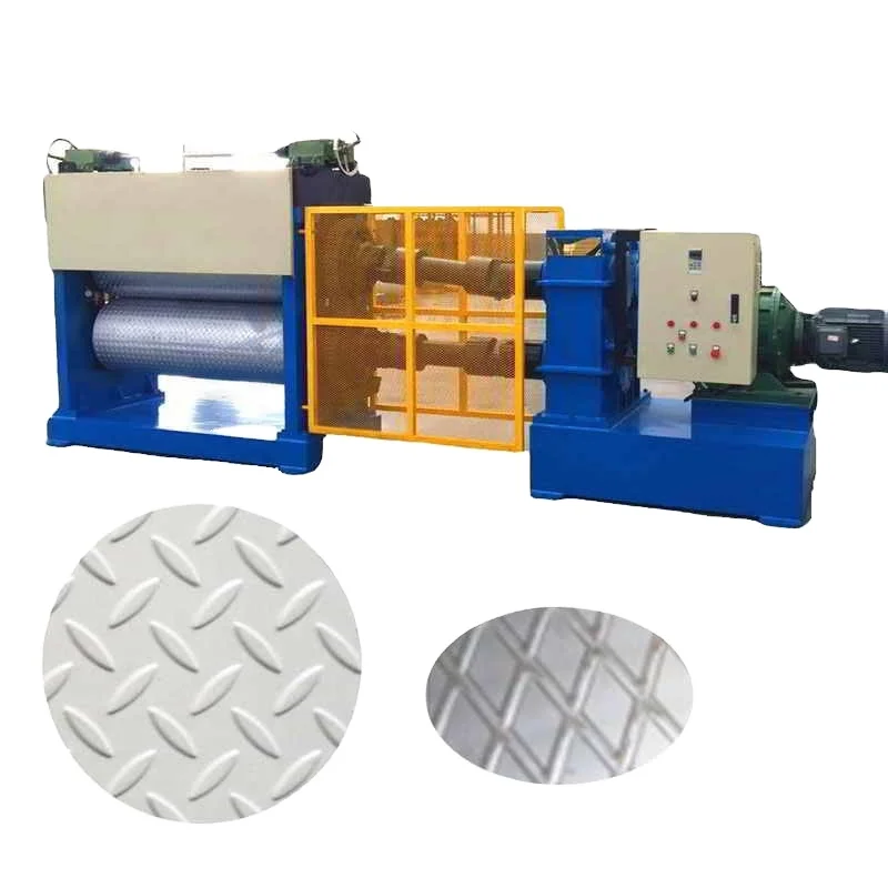 3-6mm ZTRFM  Solid Rollers Long Service Life Checker Plate Embossing Rollers Metal Sheet Embossing Machine