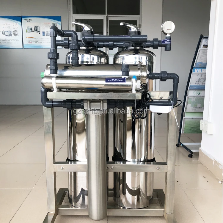 Фильтрация воды 5 этапов питьевые Фильтры обратного осмоса диспенсер горячей и холодной воды УФ-свет для коммерческого использования