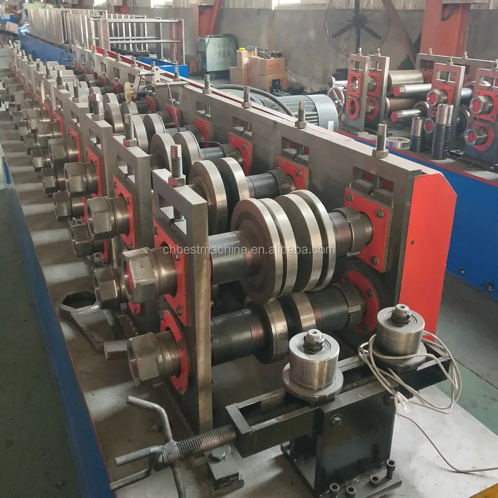 Plc Control T Bar Grid Ceiling Roll Forming Machine