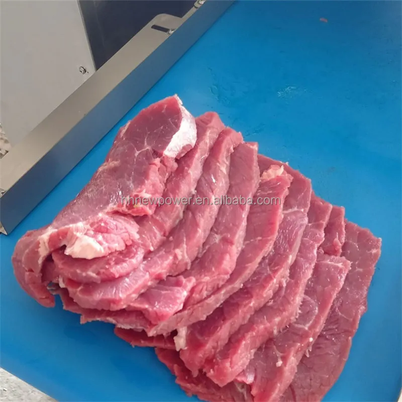 Stainless Steel 304 Large Output Commercial Electric fresh Beef Steak Meat slicer Cutting machine for vegetable carrot sale