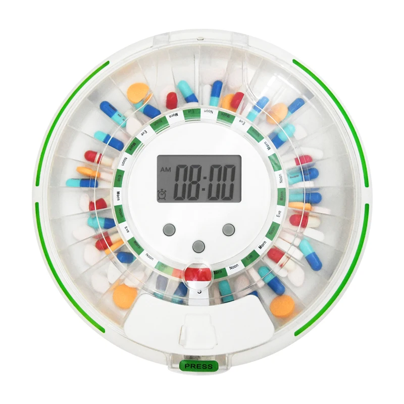 Home Healthcare Automatic Pill Dispenser with Lock and Timed Pill Dispenser for Seniors