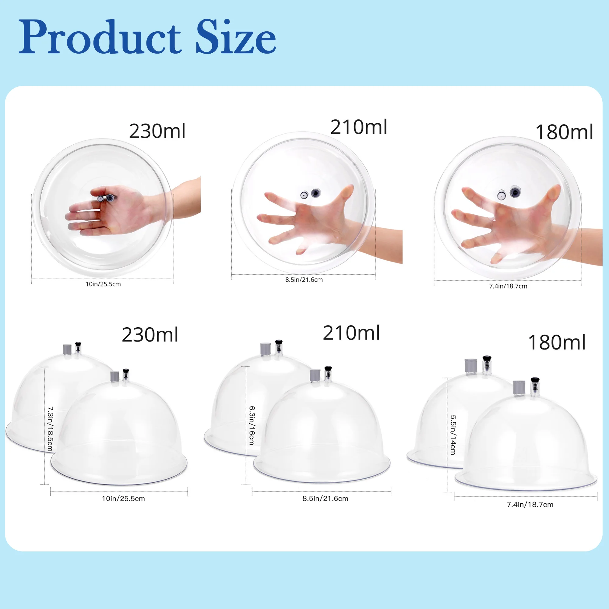 Breast Vacuum Cupping Enlargement Colombian Massager Machine Vaccum Therapy Butt Lift Machine