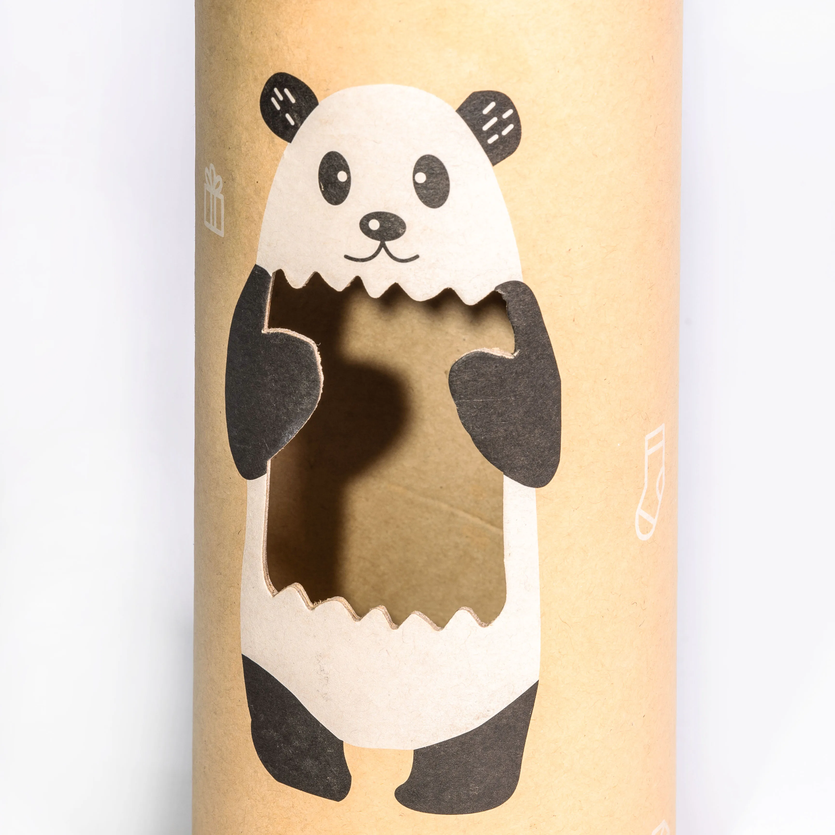Professional supplier high-level paper cardboard round packaging cylinder box, kraft paper tube sock box