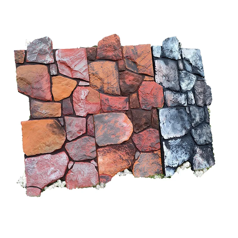 pu stone panel pu castle rock stone wall panel for exterior wall Ancient city wall cultural stone