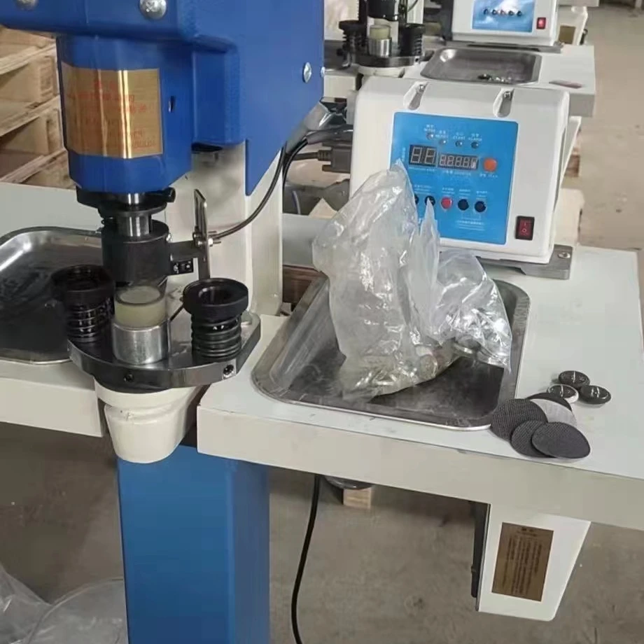 Iron ring button machine