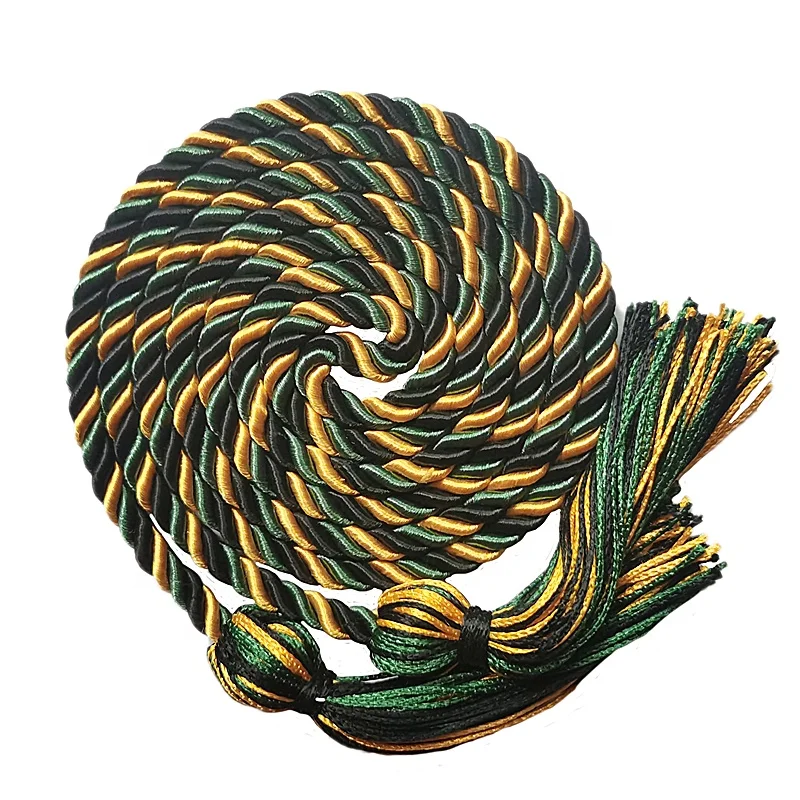 single honor cord black/red/gold  multicolor  graduation cords graduation cord graduation honor cord