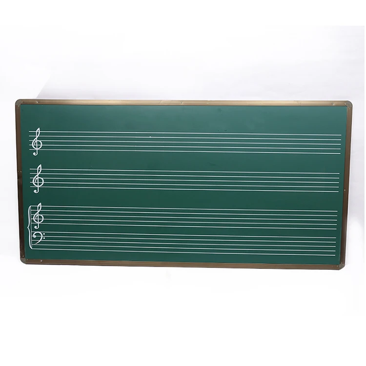 Hot selling teaching staff blackboard teaching multifunctional magnetic green board music staff teaching blackboard wholesale