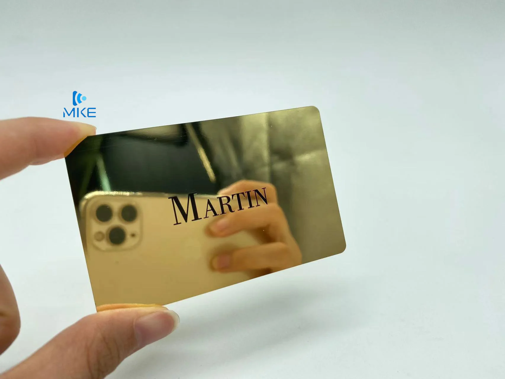 Newest Customized Cheap Silver Metal Credit Bank Card Size Vip Member Laser Engraving Metal Business Cards
