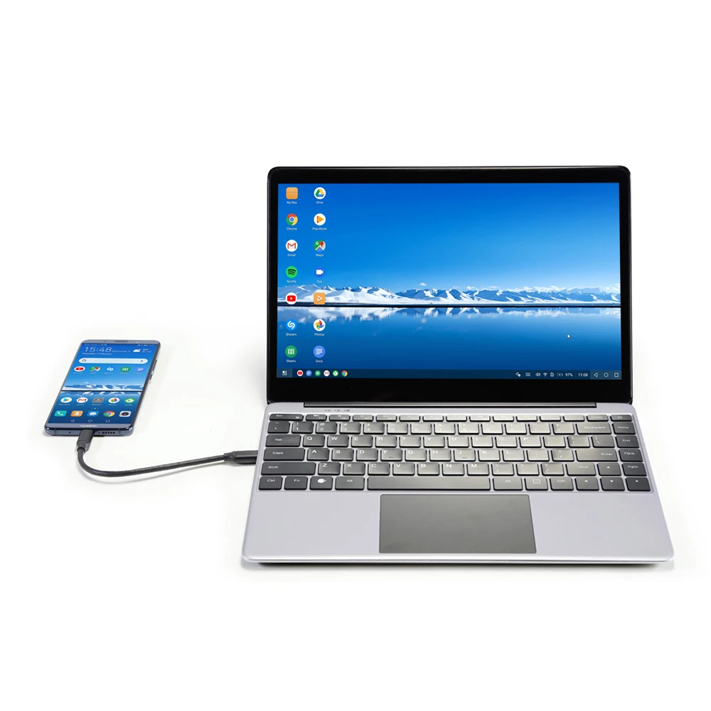 13.3inch Laptop Style Usb c Dock Monitor for samsung huawei Smart Phones and Development Board Change Mobile to Pc