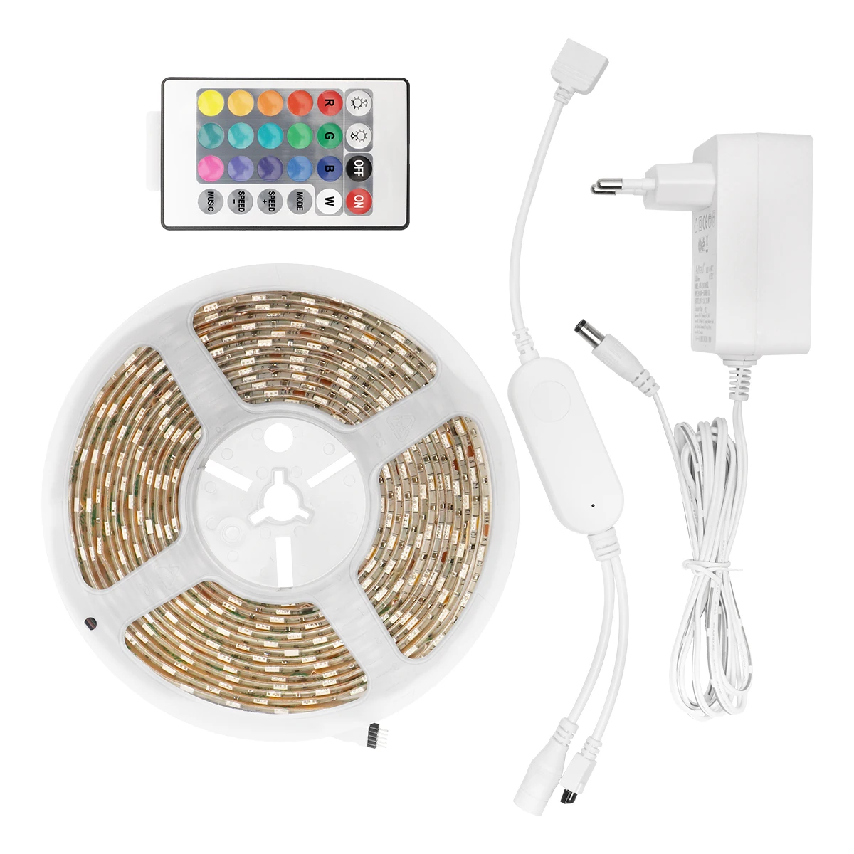 5M Wifi Remote Led Strip Lights Waterproof  RGB 5050 SMD Color Changing Christmas Flexible Tape Light