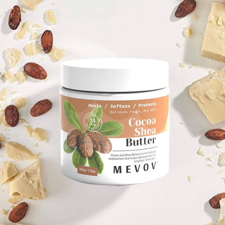 Private Label Sensitive Skin Hydrating Softens Protects Cocoa Shea Body Butter Cream